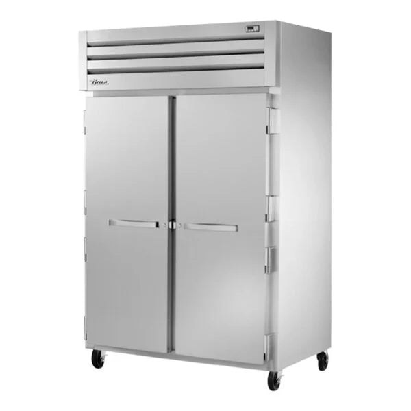 Scratch and dent and mature stock reach in refrigerators